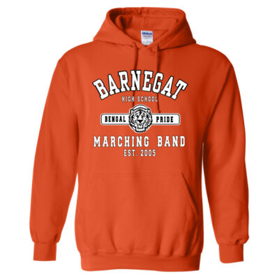Hooded Sweatshirt, ORANGE - Bengal Marching Band Thumbnail