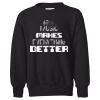 Youth EcoSmart® Crewneck Sweatshirt Thumbnail