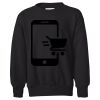 Youth EcoSmart® Crewneck Sweatshirt Thumbnail