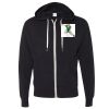 Unisex Heathered French Terry Full-Zip Hooded Sweatshirt Thumbnail