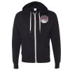 Unisex Heathered French Terry Full-Zip Hooded Sweatshirt Thumbnail