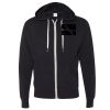 Unisex Heathered French Terry Full-Zip Hooded Sweatshirt Thumbnail