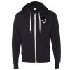 Unisex Heathered French Terry Full-Zip Hooded Sweatshirt Thumbnail