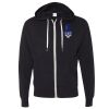 Unisex Heathered French Terry Full-Zip Hooded Sweatshirt Thumbnail