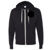 Unisex Heathered French Terry Full-Zip Hooded Sweatshirt Thumbnail